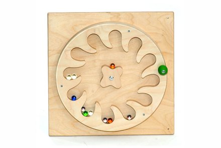 Панель настенная/настольная "Лабиринт-цветок"