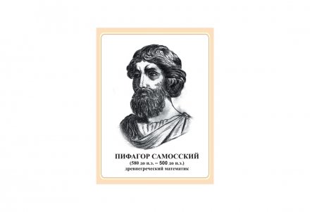 Стенд портрет Пифагор Самосский