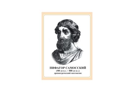 Стенд портрет Пифагор Самосский