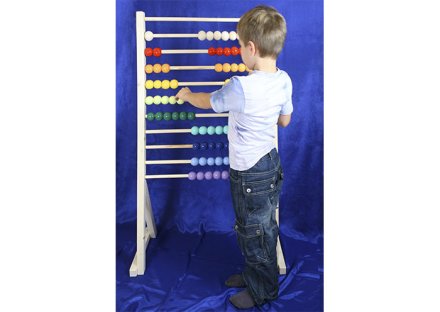 Счеты напольные деревянные