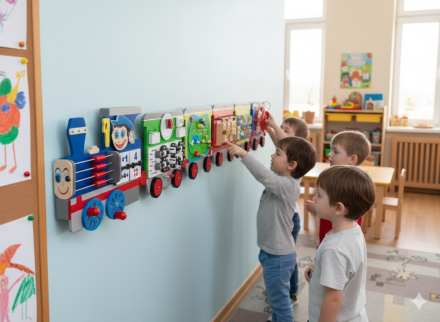 Настенный игровой комплекс «Скорый поезд»