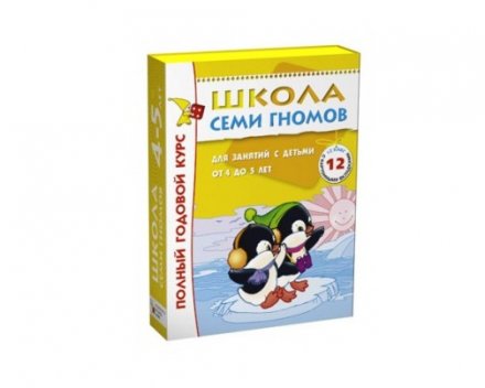 Комплект Школа Семи Гномов 4-5 лет. Полный годовой курс (12 книг в  уп.)