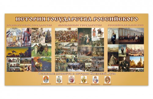 Стенд "История государства российского"