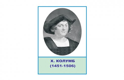 Стенд портрет Христофор Колумб