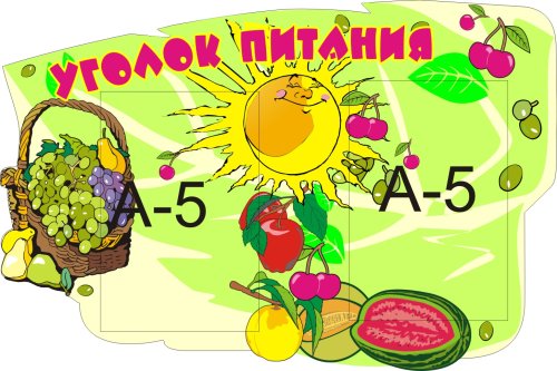 Стенд "Уголок питания"