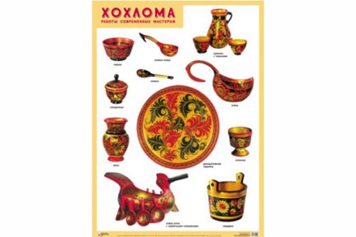 Плакат Хохлома. Работы современных мастеров МС10190