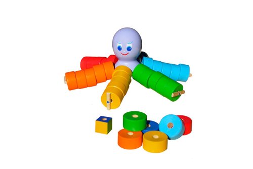 Игра-шнуровка "Осьминог" 46М