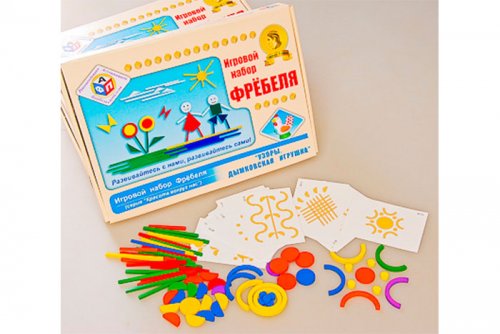 Игровой набор Фребеля "Узоры. Дымковская игрушка" (серия "Красота вокруг нас")
