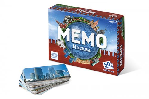 Настольная игра Мемо "Москва" 