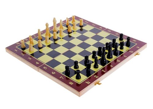 Игра настольная 3 в 1: нарды, шахматы, шашки, в пленке 578811