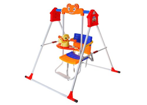 Качель напольная с игровой панелью и подножкой 650711