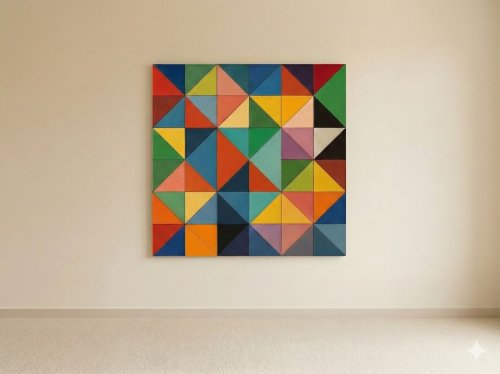 Комплект акустических войлочных стендов "Игра треугольников" КВС-54