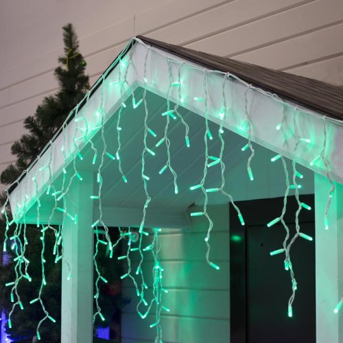 БАХРОМА уличная, УМС, Ш:3м, В:0.6м, Н.Б. 2W Каучук LED(IP65)-160-220V, ЗЕЛЕНЫЙ 3584209С