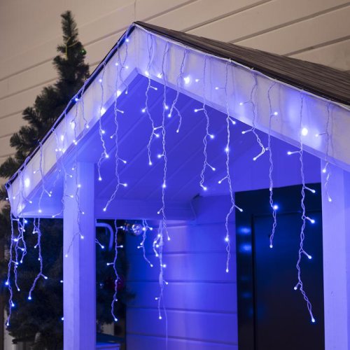 БАХРОМА уличная, УМС, Ш:3м, В:0.6м, Н.Б. 3W LED(SMD-SB)-160-220V, СИНИЙ 3584185С
