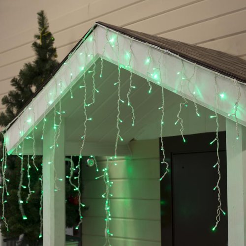 БАХРОМА уличная, УМС, Ш:3м, В:0.6м, Н.Б. 3W LED-160-220V, ЗЕЛЕНЫЙ 1080177С