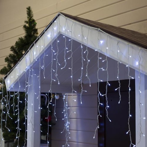 БАХРОМА уличная, УМС, Ш:3м, В:0.9м, Н.Б. 3W LED-232-220V, БЕЛЫЙ 2361653С