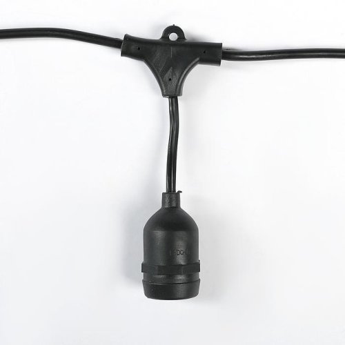 гирлянда "Евро Белт Лайт", шаг 100 см, E27, 2W-УМС, 10 метров, 220 V 2702222С