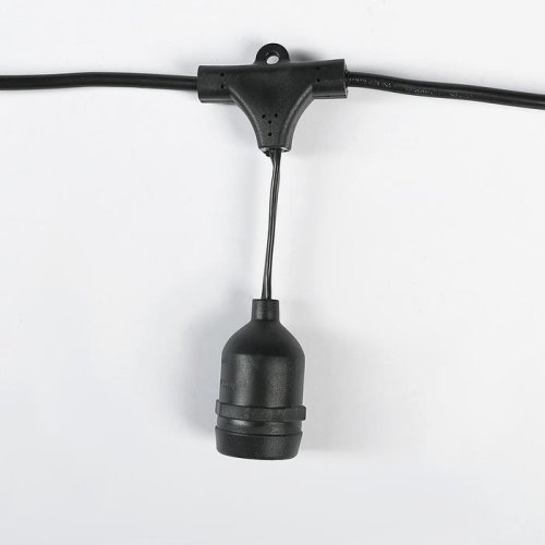гирлянда "Евро Белт Лайт", шаг 50 см, E27, 2W-УМС, 10 метров, 220 V 2702223С