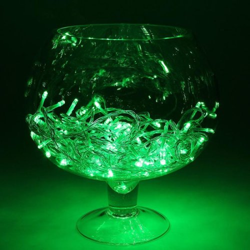 Гирлянда "Метраж" улич. УМС, 10 м, Н.З., 2W LED-100-24В, БЕЗ контр., ЗЕЛЕНЫЙ 1586026С