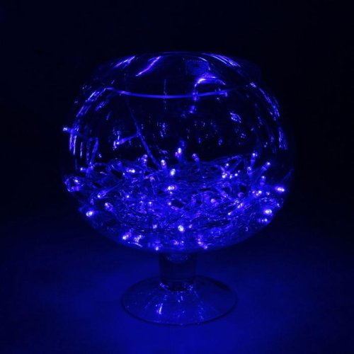 Гирлянда "Метраж" улич. УМС, 10 м, Н.С., 2W LED-100-24В, БЕЗ контр., СИНИЙ 1586025С