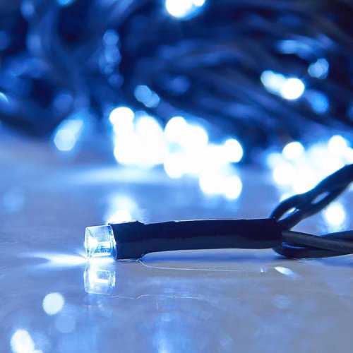 НИТЬ уличная, УМС, 10 м, Н.Т. 2W LED-100-24В, БЕЗ контр. БЕЛЫЙ 1586000С