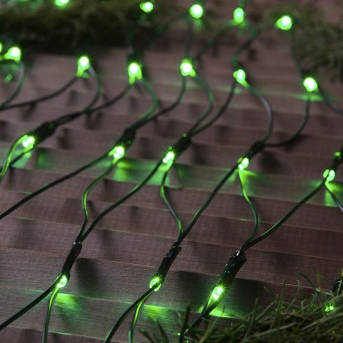 СЕТЬ, уличная УМС Ш:2м, В:1,5м, Н.Т. 3W LED-192-220V, ЗЕЛЕНЫЙ 3556885С