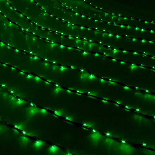 Гирлянда "Дождь" улич. Ш:2 м, В:3 м, Н.Т. LED-800-220V, контр. 8 р, ЗЕЛЕНЫЙ 187302С