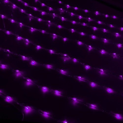 Гирлянда "Дождь" улич. Ш:2 м, В:6 м, Н.С. LED-1500-220V, контр. 8 р, ФИОЛЕТ 187309С
