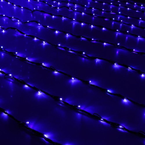 Гирлянда "Дождь" улич. Ш:2 м, В:9 м, Н.Т. LED-2000-220V, контр. 8 р, СИНИЙ 1080194С