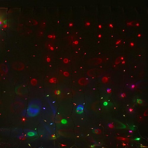 Гирлянда "Занавес" улич. УМС, Ш:2 м, В:3 м, Н.Б. 2W LED-760-220V, БЕЗ контр. МУЛЬТИ(RGB) 1080217С