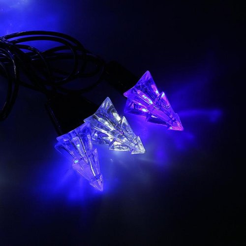 Гирлянда "Метраж" улич. с насад. "Елка маленькая" 5 м, Н.Т. LED-40-220V, моргает. БЕЛО-СИН 1080088С