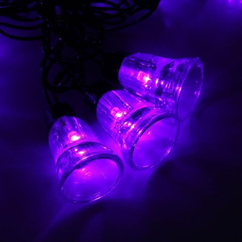 Гирлянда "Метраж" улич. с насад. "Колокол" 5 м, Н.Т. LED-30-220V, контр. 8 р, ФИОЛЕТ 1080122С
