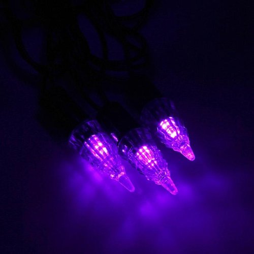 Гирлянда "Метраж" улич. с насад. "Конус" 5 м, Н.Т. LED-40-220V, фиксинг, ФИОЛЕТ 1080059С