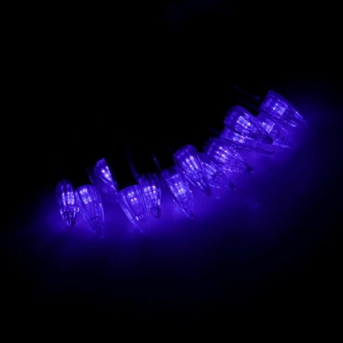 Гирлянда "Метраж" улич. с насад. "Свечки" 5 м, Н.Т. LED-40-220V, фиксинг, СИНИЙ 185550С