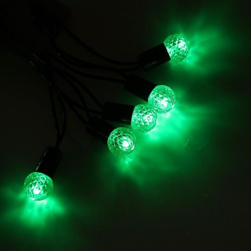Гирлянда "Метраж" улич. с насад. "Фонарик" 5 м, Н.Т. LED-40-220V, контр. 8 р, ЗЕЛЕНЫЙ 1080111С