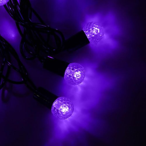 Гирлянда "Метраж" улич. с насад. "Фонарик" 5 м, Н.Т. LED-40-220V, контр. 8 р, ФИОЛЕТ 1080113С