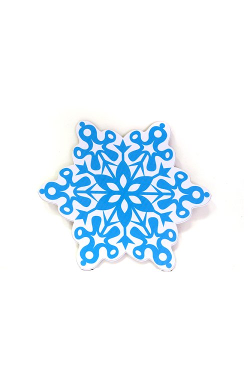 Снежинки настенная декорация  39538