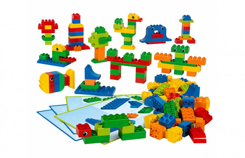 Кирпичики LEGO DUPLO для творческих занятий 160 деталей, 3-6 лет