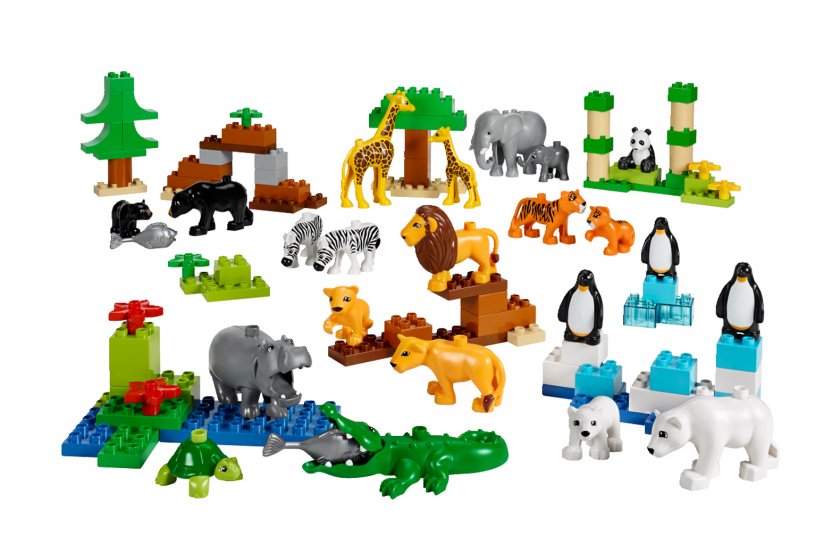 Дикие животные Lego DUPLO 104 элемента, 2-6 лет