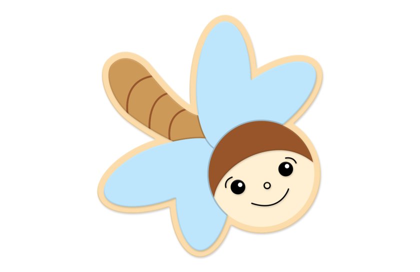 Декорация "Стрекоза" 44Х47 СМ