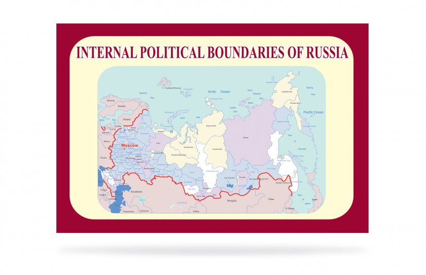 Стенд Political boudaries of Russia