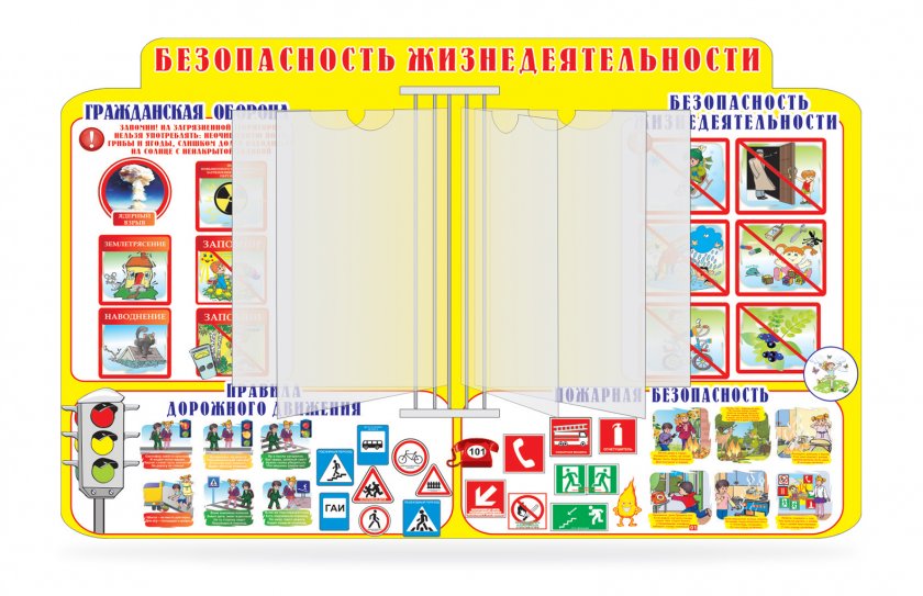 Универсальная стенд-книжка по безопасности 